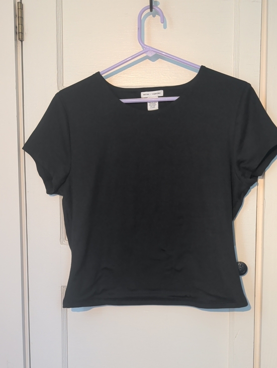 Better Together Tops - Black Top Size XL double fabric soft versatile top day to evening dress casual